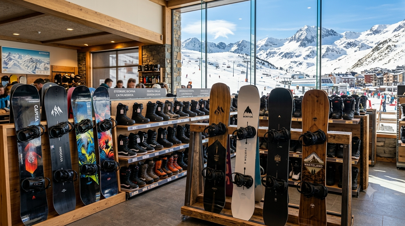 Alquiler de snowboard Aconcagua en Andorra